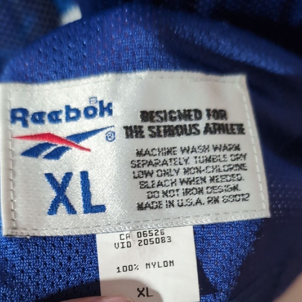 Reebok Blue Harlem Globetrotters Jersey - Picture 2 of 4